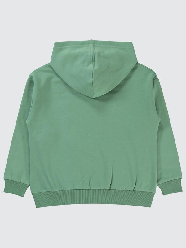 Civil Boys Black Baskılı 10-13 Yaş Sweatshirt - Yeşil