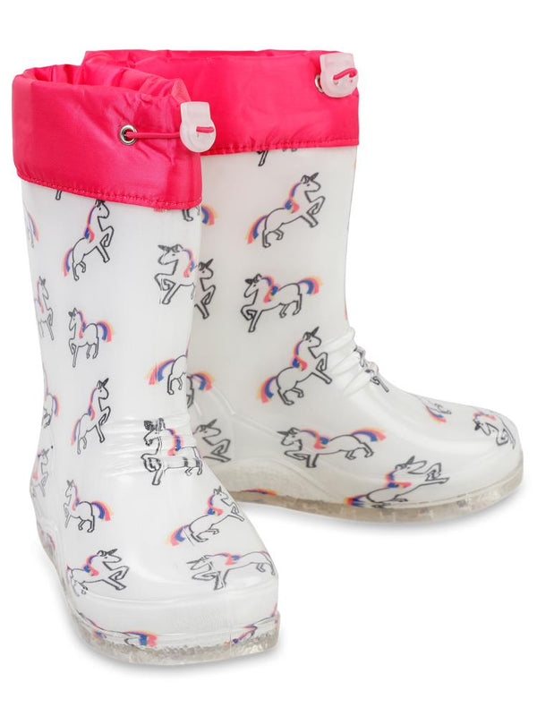 Civil Boots Unicorn 30-36 Numara Yağmur Çizmesi - Beyaz