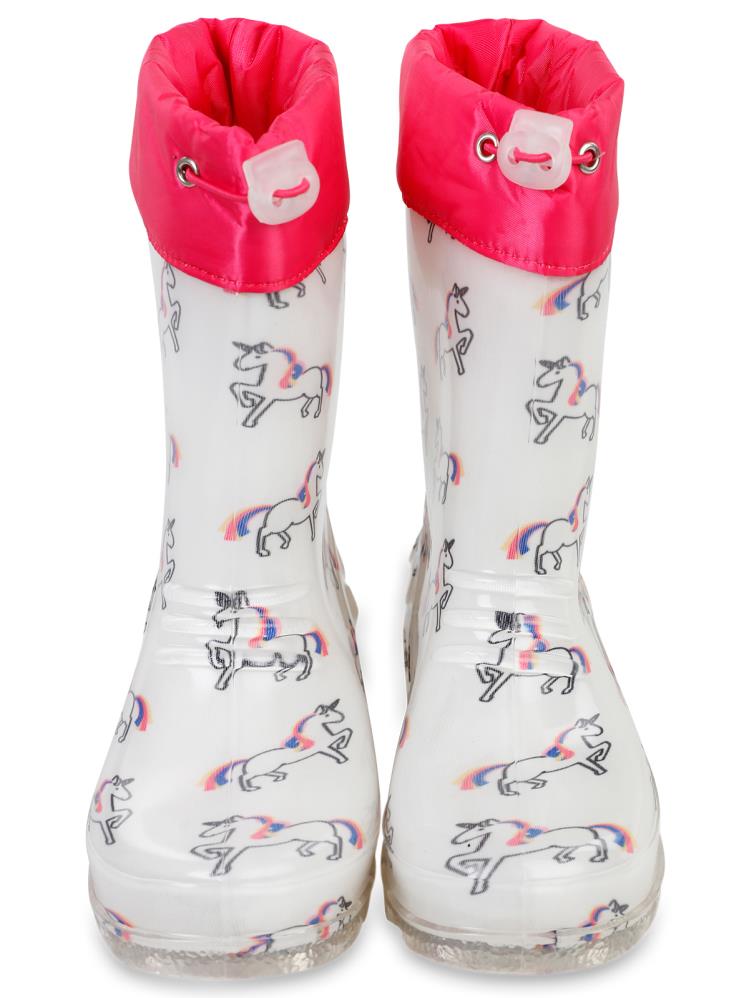Civil Boots Unicorn 30-36 Numara Yağmur Çizmesi - Beyaz