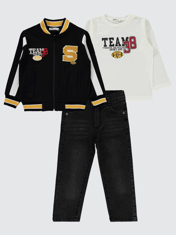 Civil Boys Erkek Çocuk Takım 2-5 Yaş - Siyah