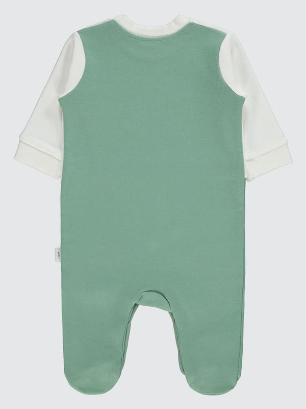 Civil Baby Kaplan Baskılı 1-9 Ay Tulum - Haki