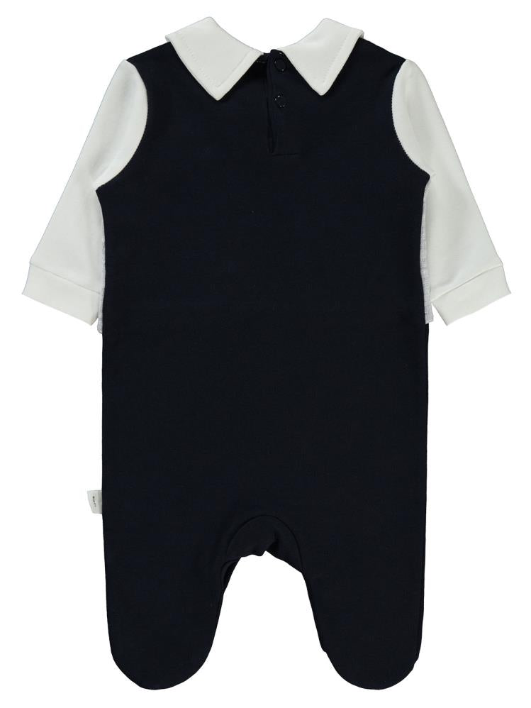 Civil Baby Yelekli 1-9 Ay Tulum - Lacivert