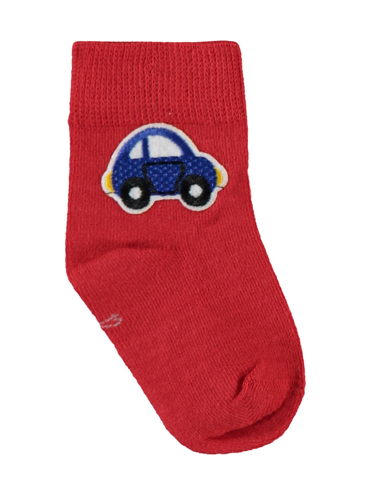 Civil Baby Erkek Bebek Aksesuarlı 2'li Çorap 6-18 Ay  - Mavi