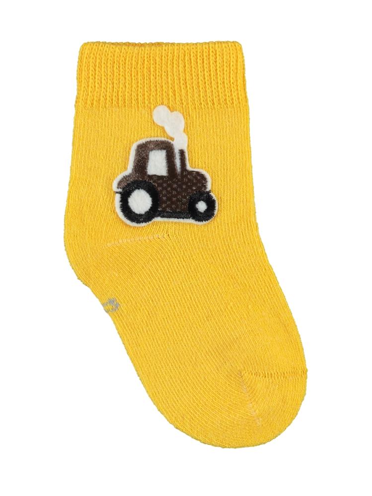 Civil Baby Erkek Bebek Aksesuarlı 2'li Çorap 6-18 Ay - Yeşil