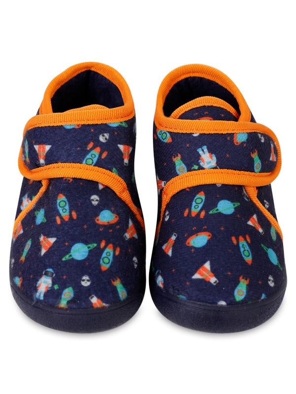 Civil Uzay Tema Baskılı 21-26 Numara Panduf - Lacivert