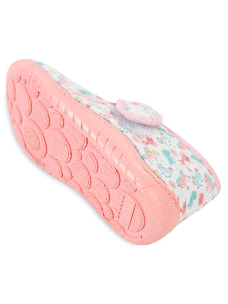 Civil Unicorn Baskılı 27-32 Numara Panduf - Pembe