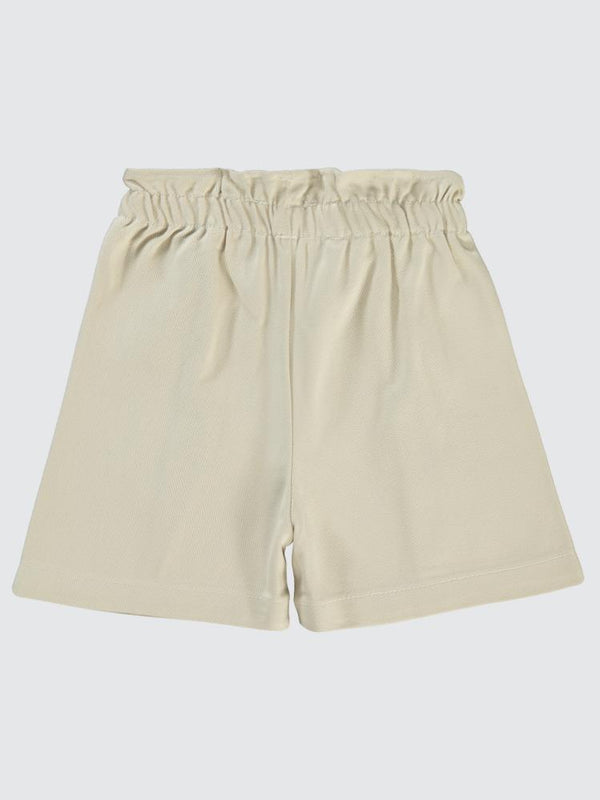 Civil Girls Bel Fırfırlı 2-5 Yaş Şort - Bej