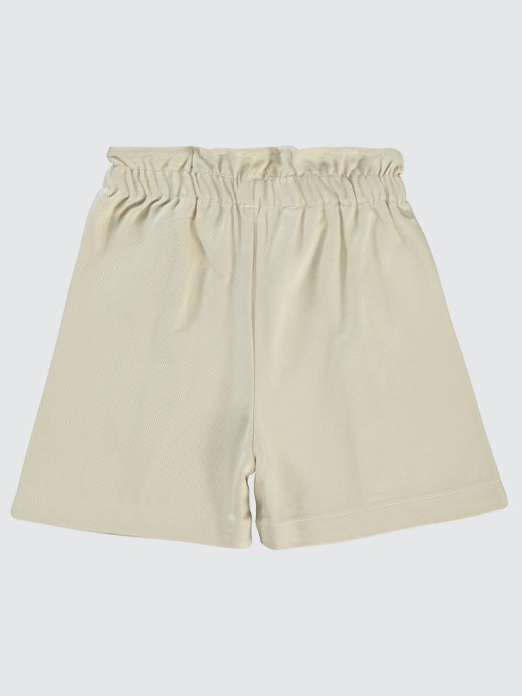 Civil Girls Bel Fırfırlı 2-5 Yaş Şort - Bej