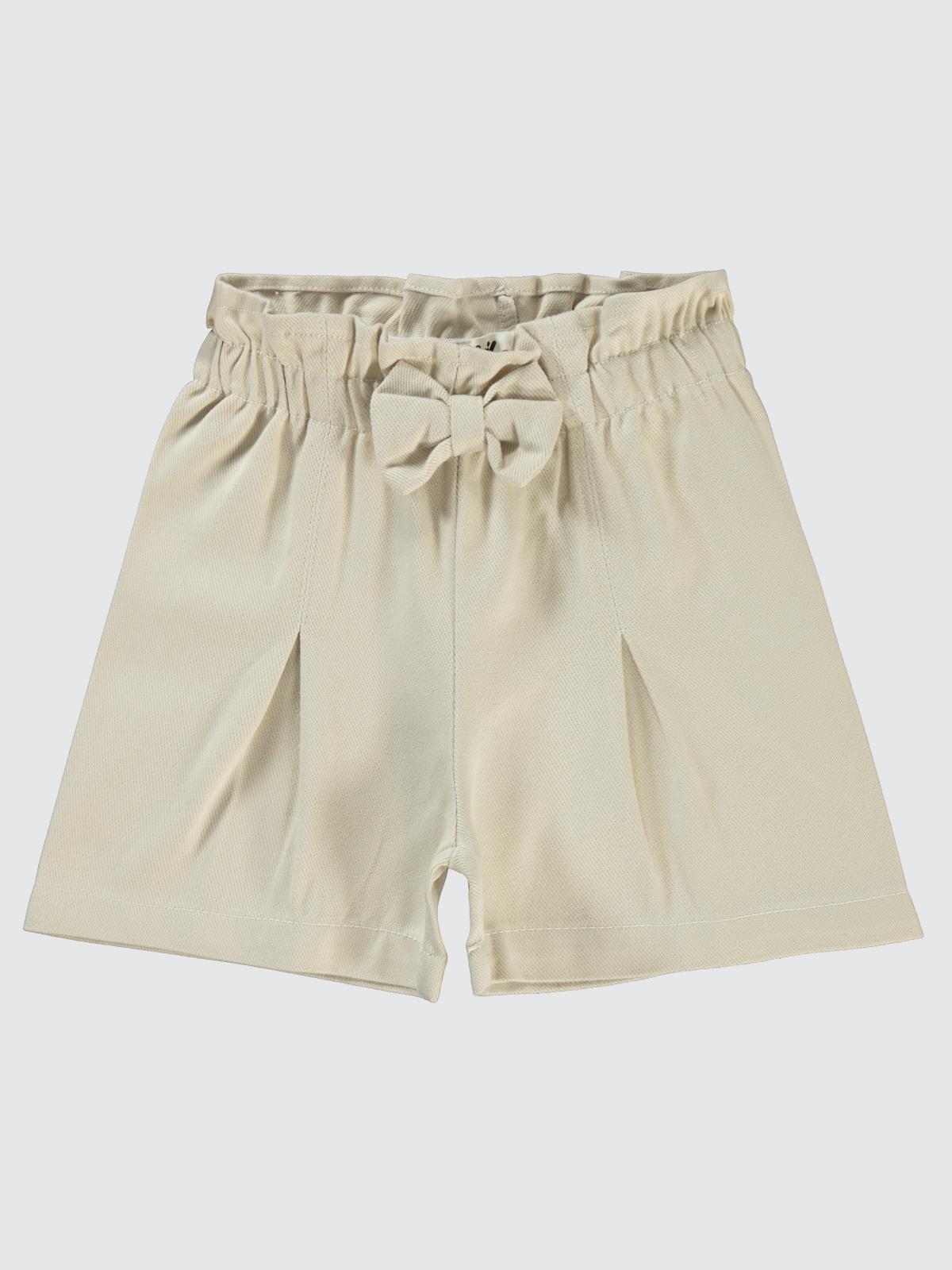 Civil Girls Bel Fırfırlı 2-5 Yaş Şort - Bej