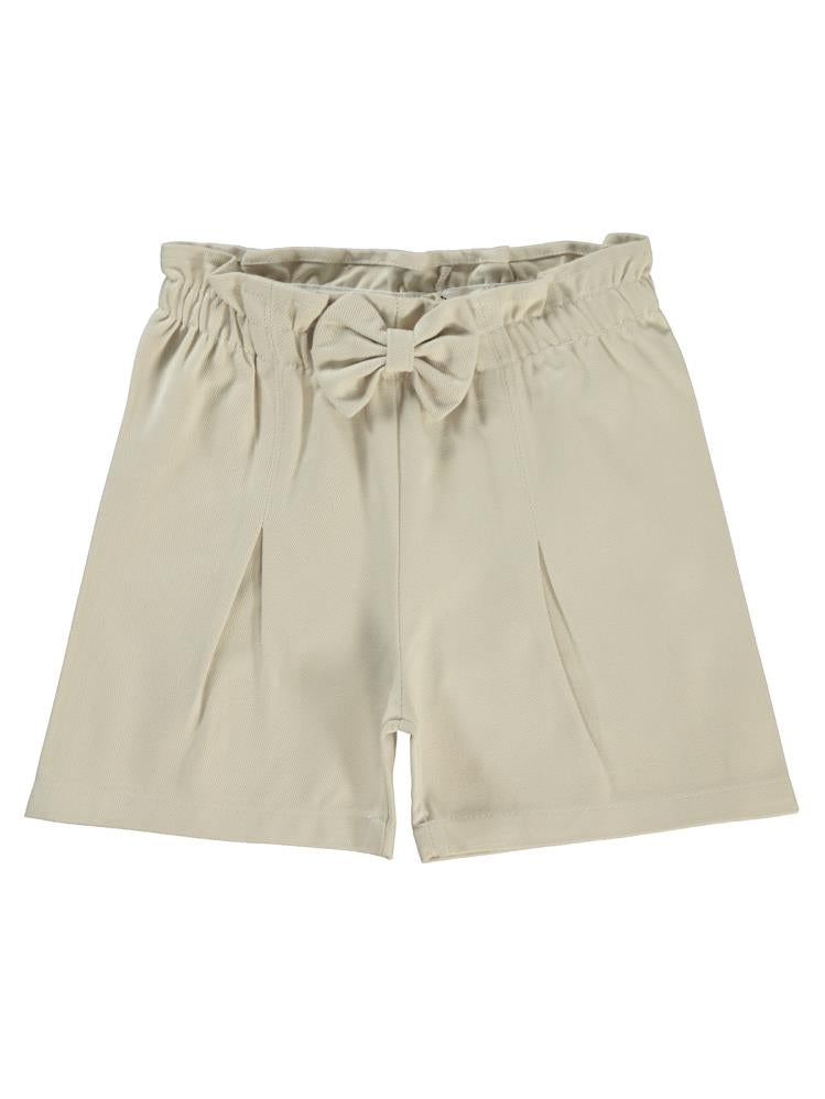 Civil Girls Bel Fırfırlı 6-9 Yaş Şort - Bej