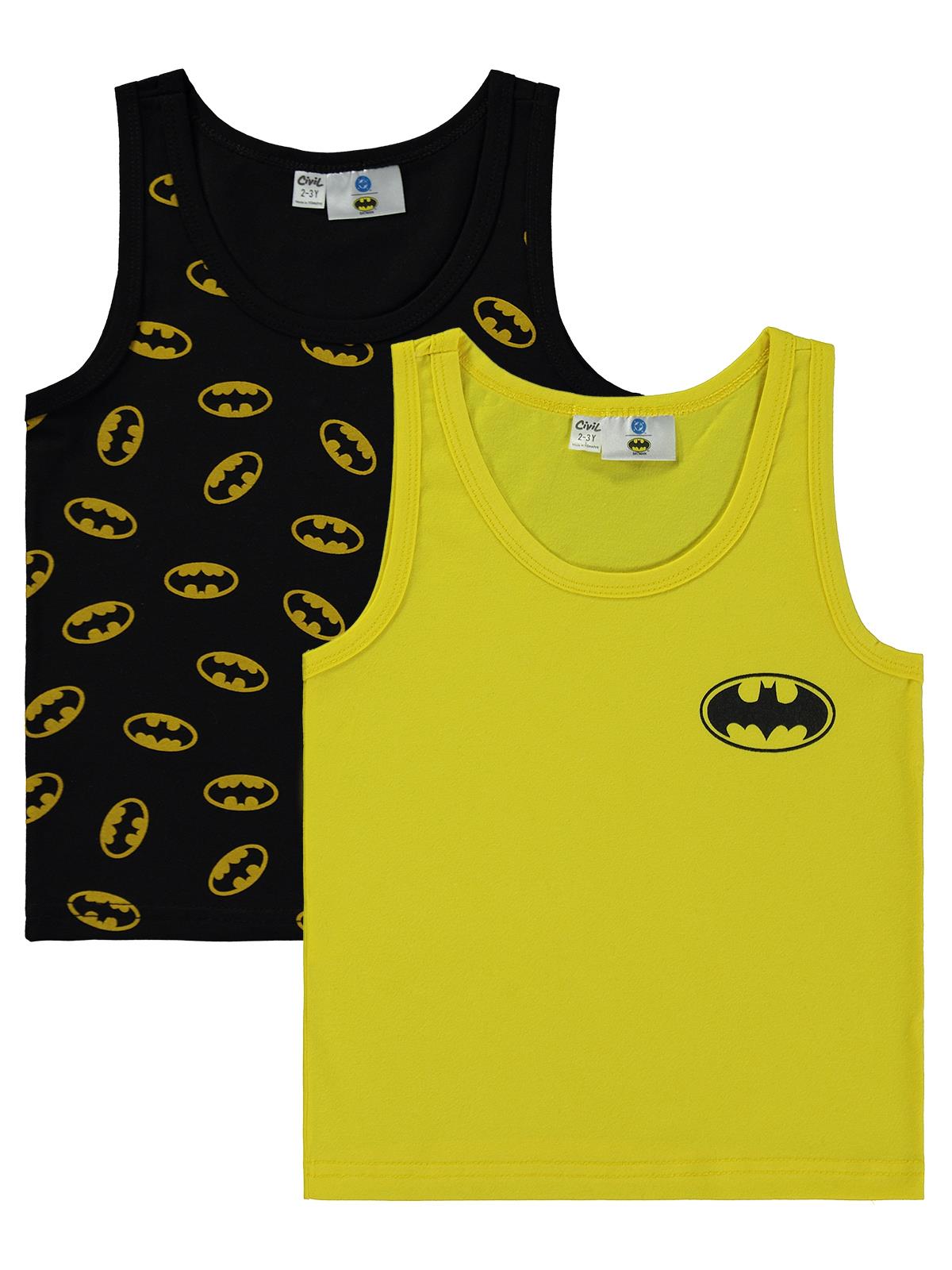 Batman 2'li Atlet Set | Likralı Süprem Baskılı | Okul Kreş ve Günlük Kullanım