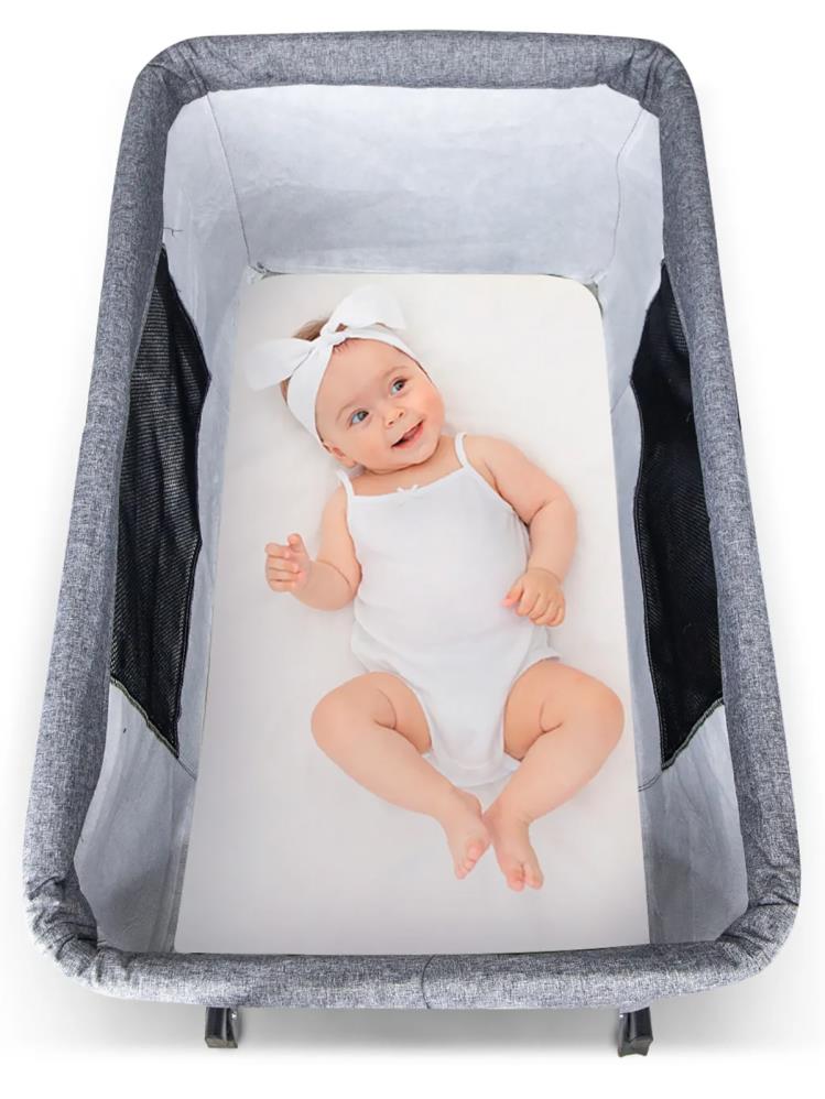 Bebelow Rubi Anne Yanı Beşik - Gri