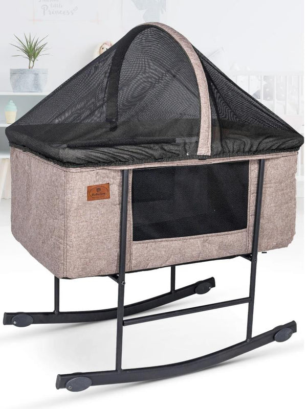 Bebelow Rubi Anne Yanı Beşik - Bej