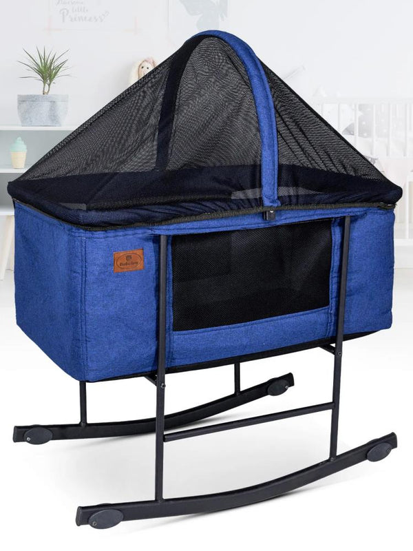 Bebelow Rubi Anne Yanı Beşik - Lacivert