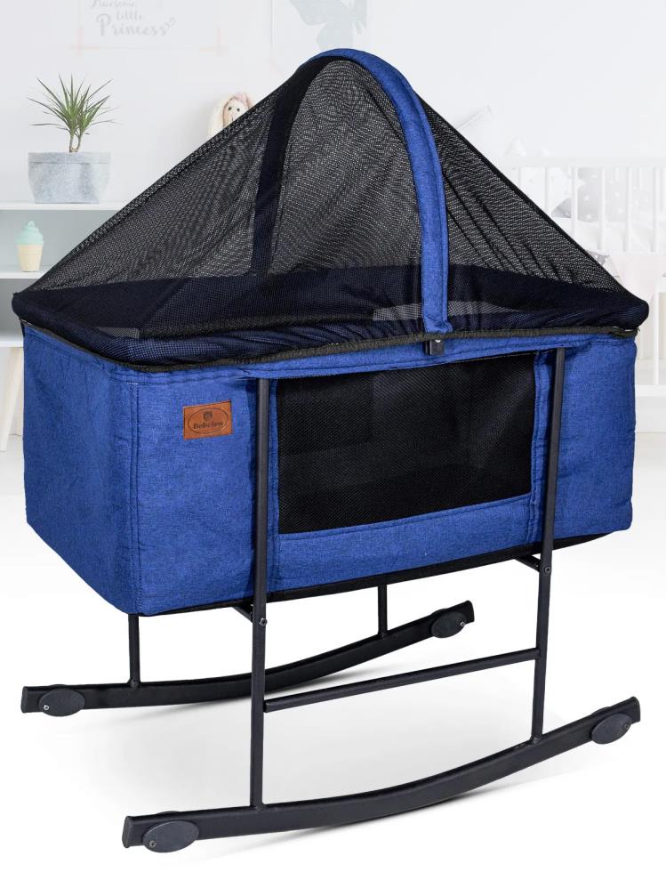 Bebelow Rubi Anne Yanı Beşik - Lacivert