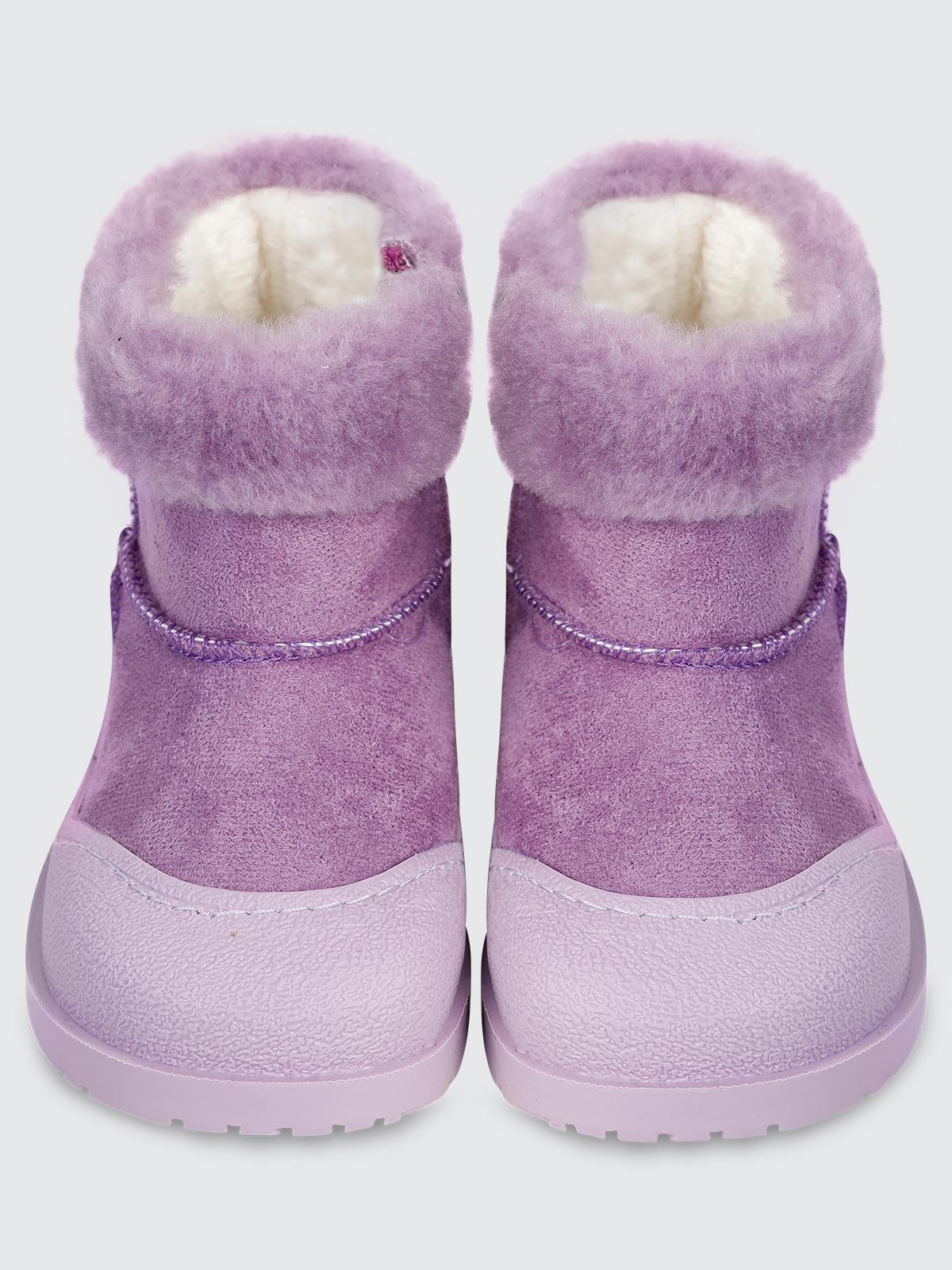 Civil Boots Süet 22-26 Numara Bot - Lila