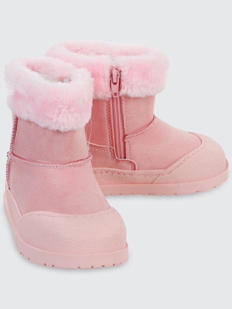 Civil Boots Süet 27-31 Numara Bot - Pembe