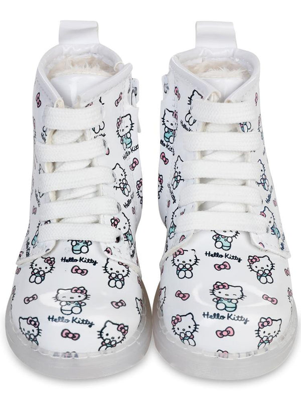Hello Kitty Işıklı 21-25 Numara Bot - Beyaz