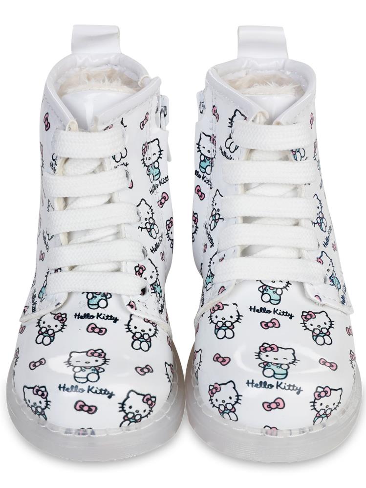 Hello Kitty Işıklı 21-25 Numara Bot - Beyaz