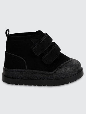 Civil Boots Süet 22-26 Numara Bot - Siyah