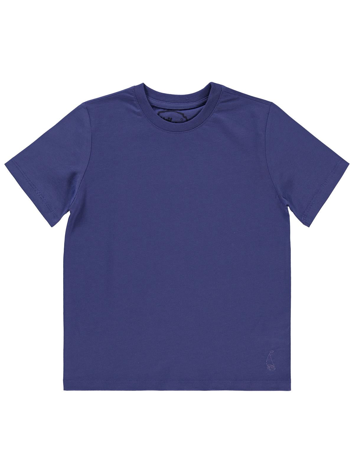 Civil Boys Yelken Nakışlı 6-9 Yaş Tişört - Lila