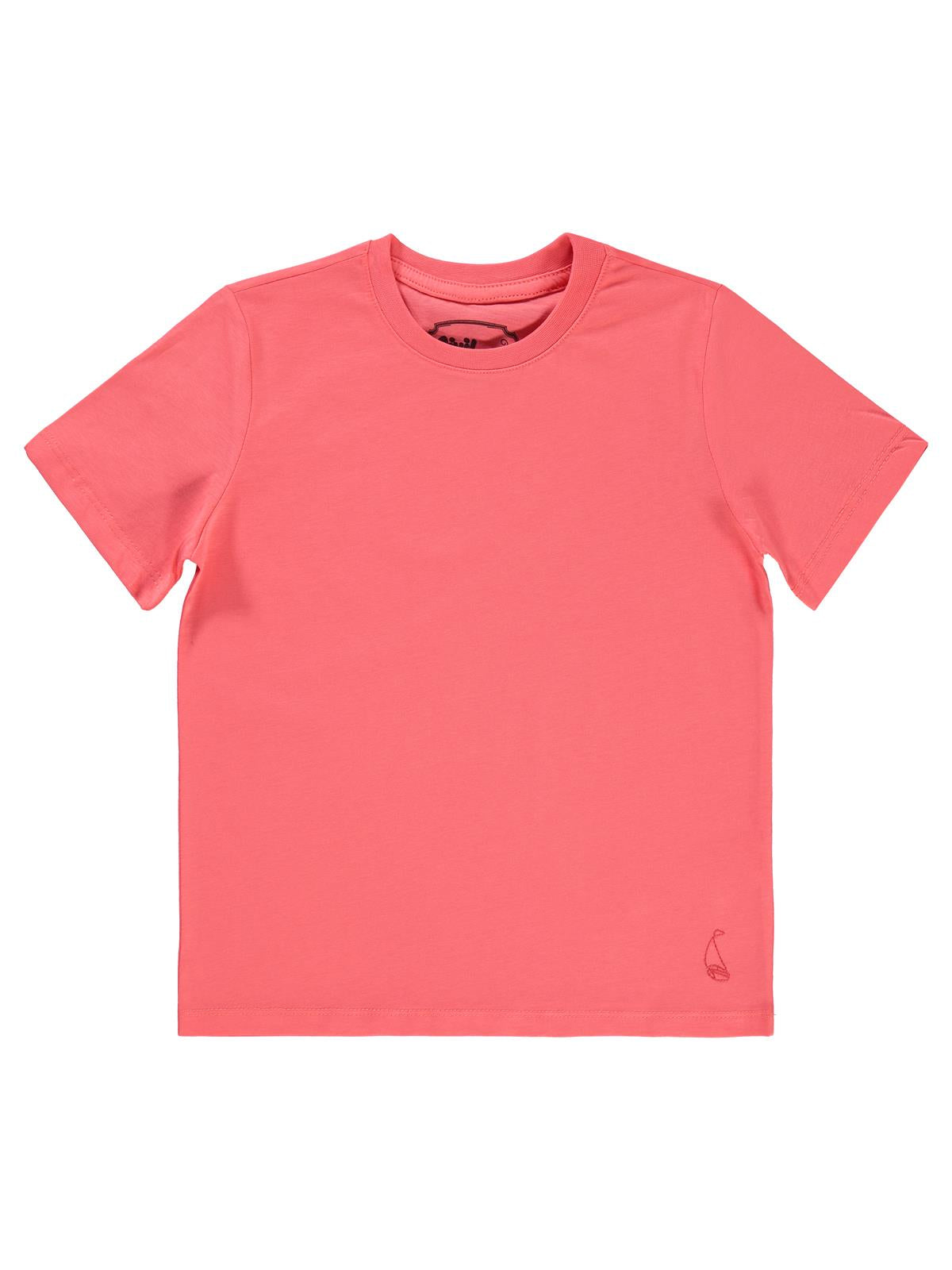 Civil Boys Yelken Nakışlı 6-9 Yaş Tişört - Pembe