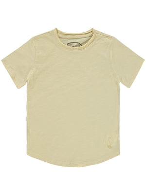 Civil Boys Flamlı Yelkenli Nakışlı 2-5 Yaş Tişört - Bej