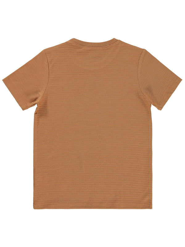 Civil Boys Yelken Nakışlı 6-9 Yaş Tişört - Turuncu