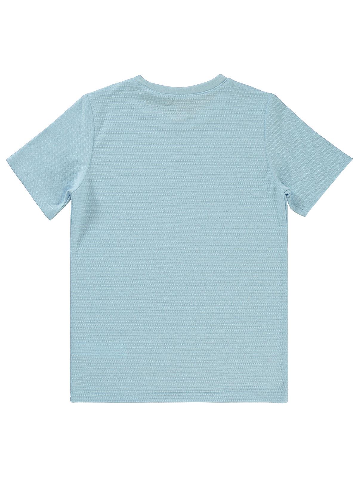 Civil Boys Yelken Nakışlı 10-13 Yaş Tişört - Mavi