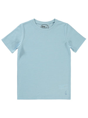 Civil Boys Yelken Nakışlı 10-13 Yaş Tişört - Mavi