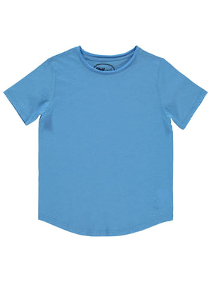 Civil Boys Flamlı Yelkenli Nakışlı 6-9 Yaş Tişört - Mavi