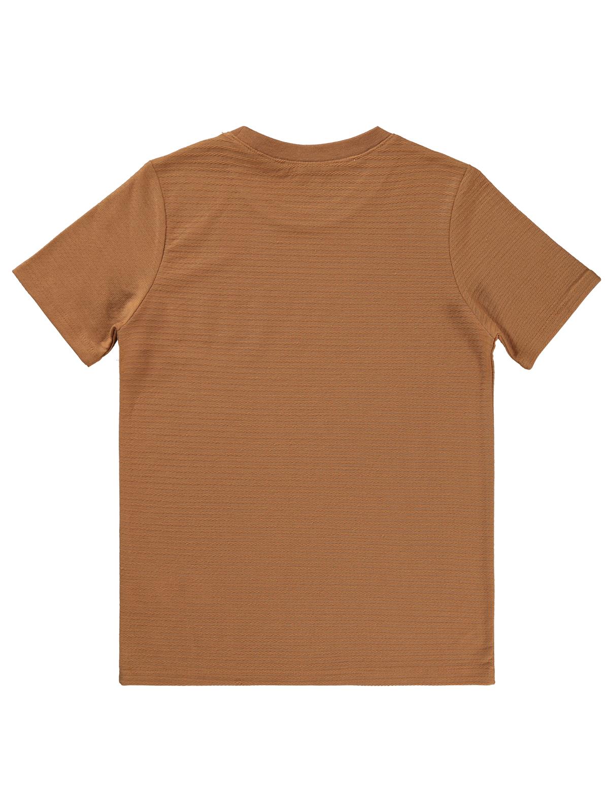 Civil Boys Yelken Nakışlı 10-13 Yaş Tişört - Turuncu