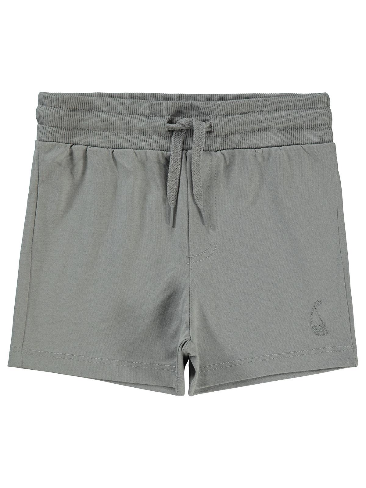 Civil Boys Yelken Nakışlı 2-5 Yaş Şort - Gri