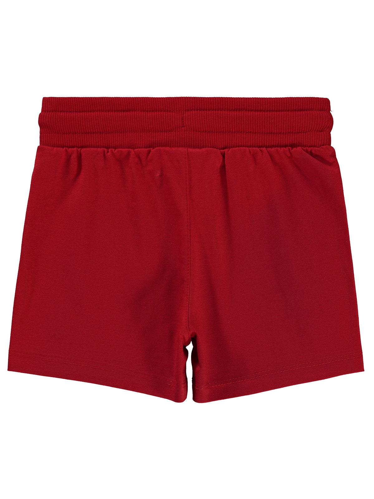 Civil Boys Yelken Nakışlı 2-5 Yaş Şort - Kırmızı