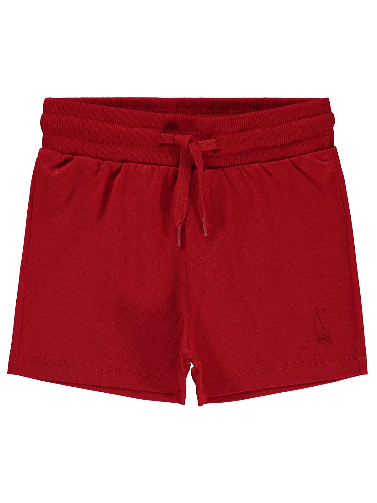 Civil Boys Yelken Nakışlı 2-5 Yaş Şort - Kırmızı