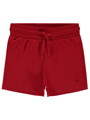 Civil Boys Yelken Nakışlı 2-5 Yaş Şort - Kırmızı