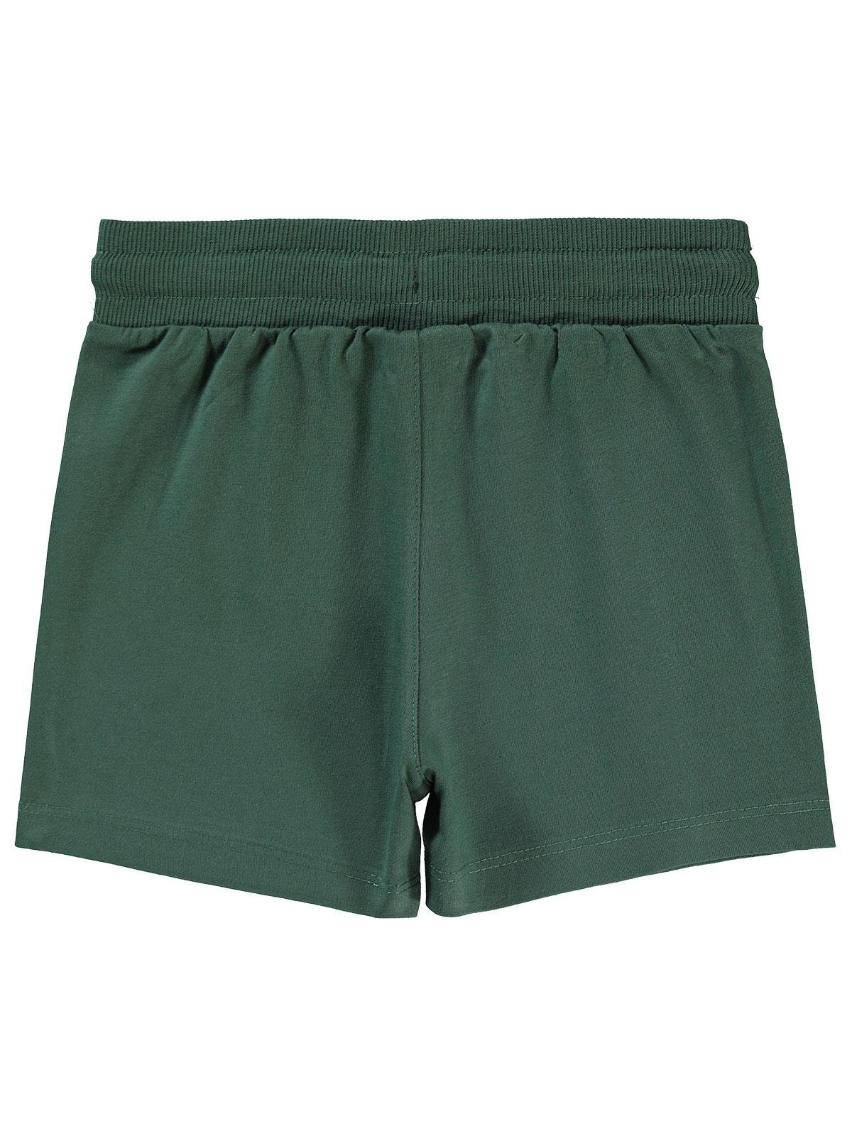 Civil Boys Yelken Nakışlı 2-5 Yaş Şort - Haki