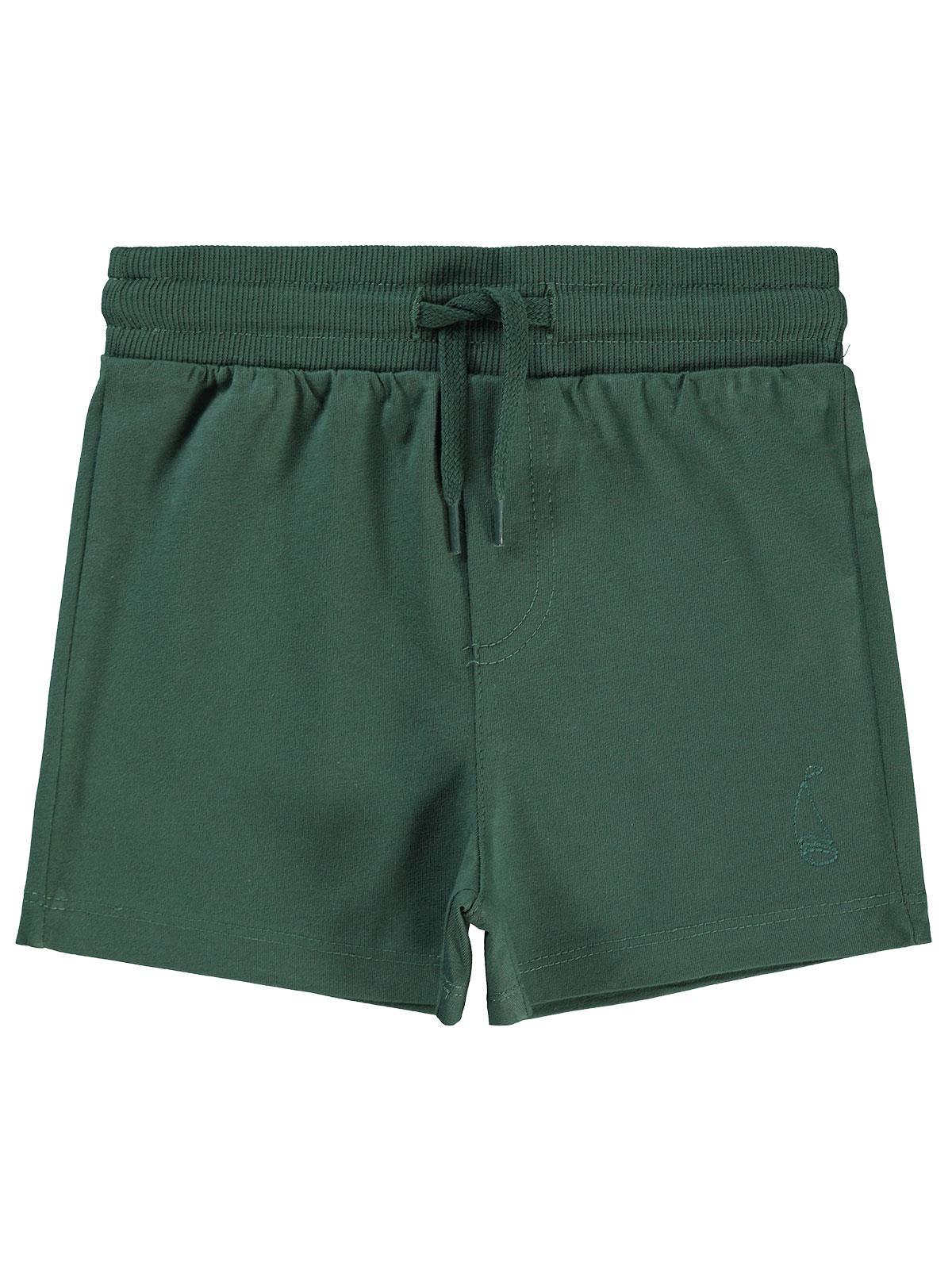 Civil Boys Yelken Nakışlı 2-5 Yaş Şort - Haki