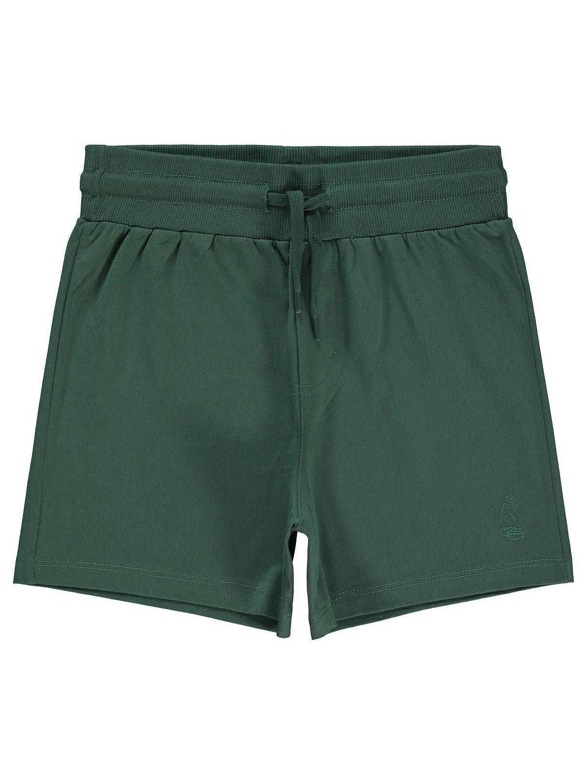 Civil Boys Yelken Nakışlı 6-9 Yaş Şort - Haki