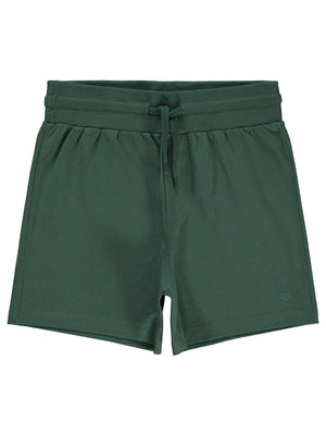 Civil Boys Yelken Nakışlı 10-13 Yaş Şort - Haki