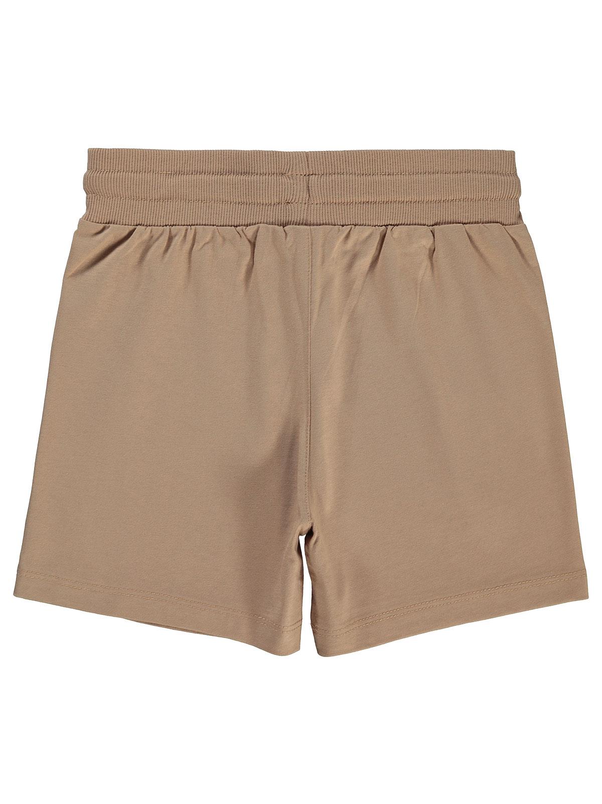 Civil Boys Yelken Nakışlı 6-9 Yaş Şort - Bej
