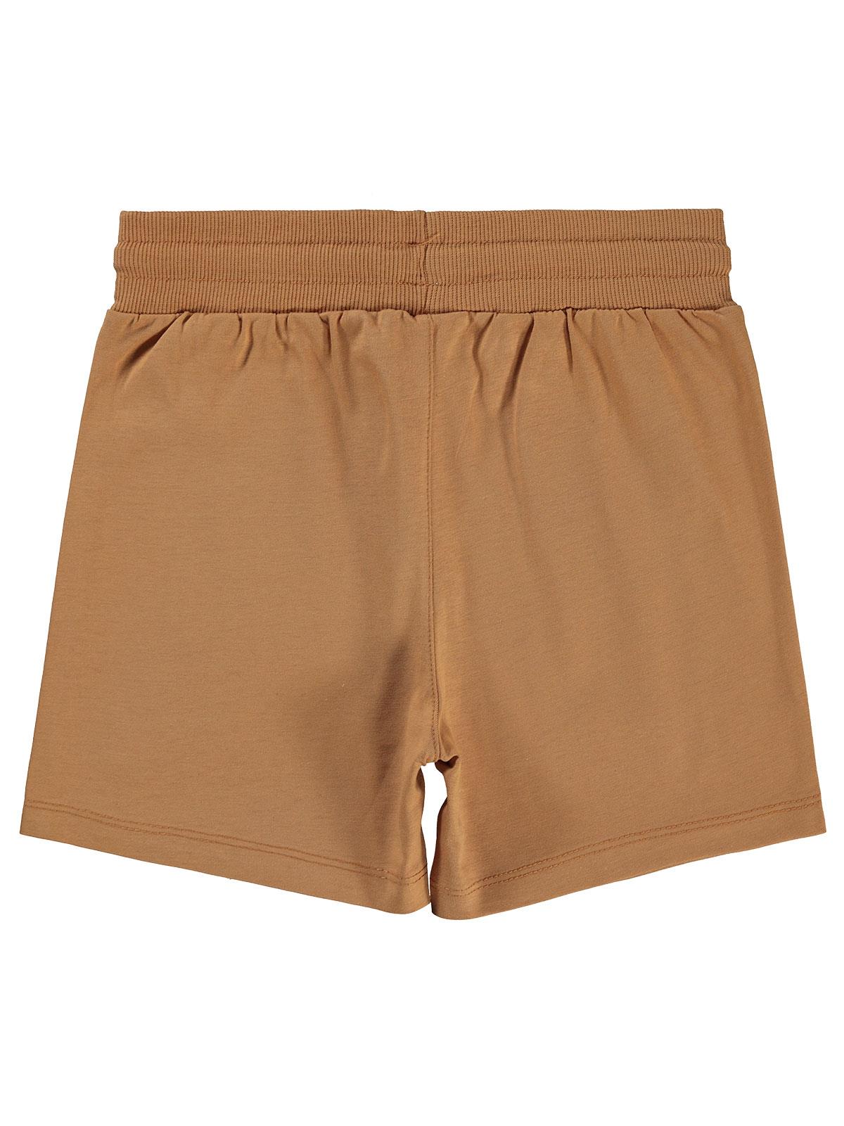 Civil Boys Yelken Nakışlı 6-9 Yaş Şort - Turuncu