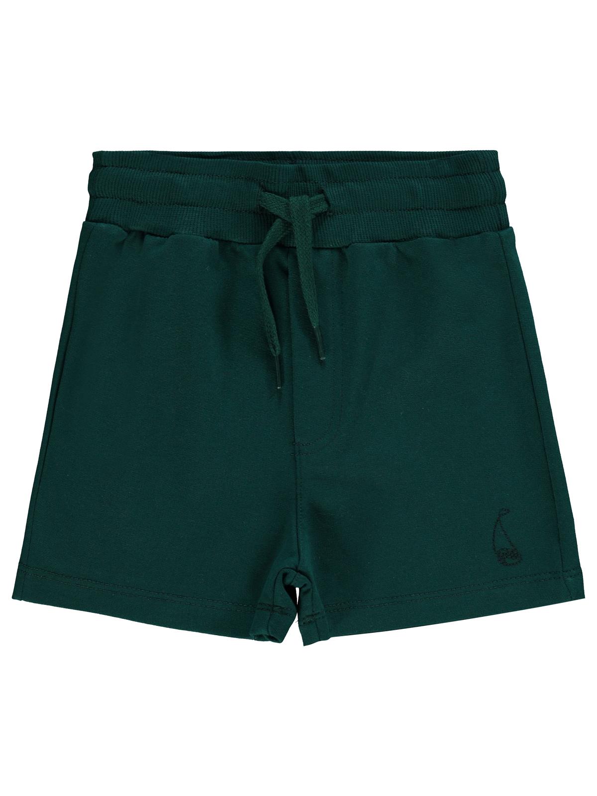 Civil Boys Yelken Nakışlı Basic 2-5 Yaş Şort - Yeşil