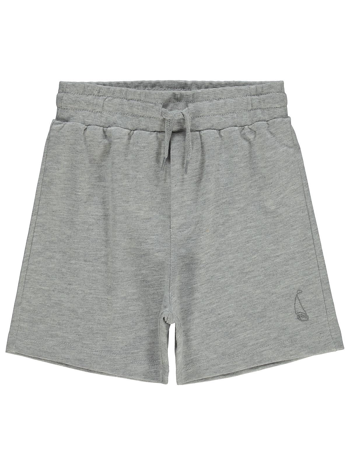 Civil Boys Yelken Nakışlı Basic 10-13 Yaş Şort - Gri