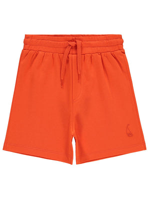 Civil Boys Yelken Nakışlı Basic 6-9 Yaş Şort - Kırmızı