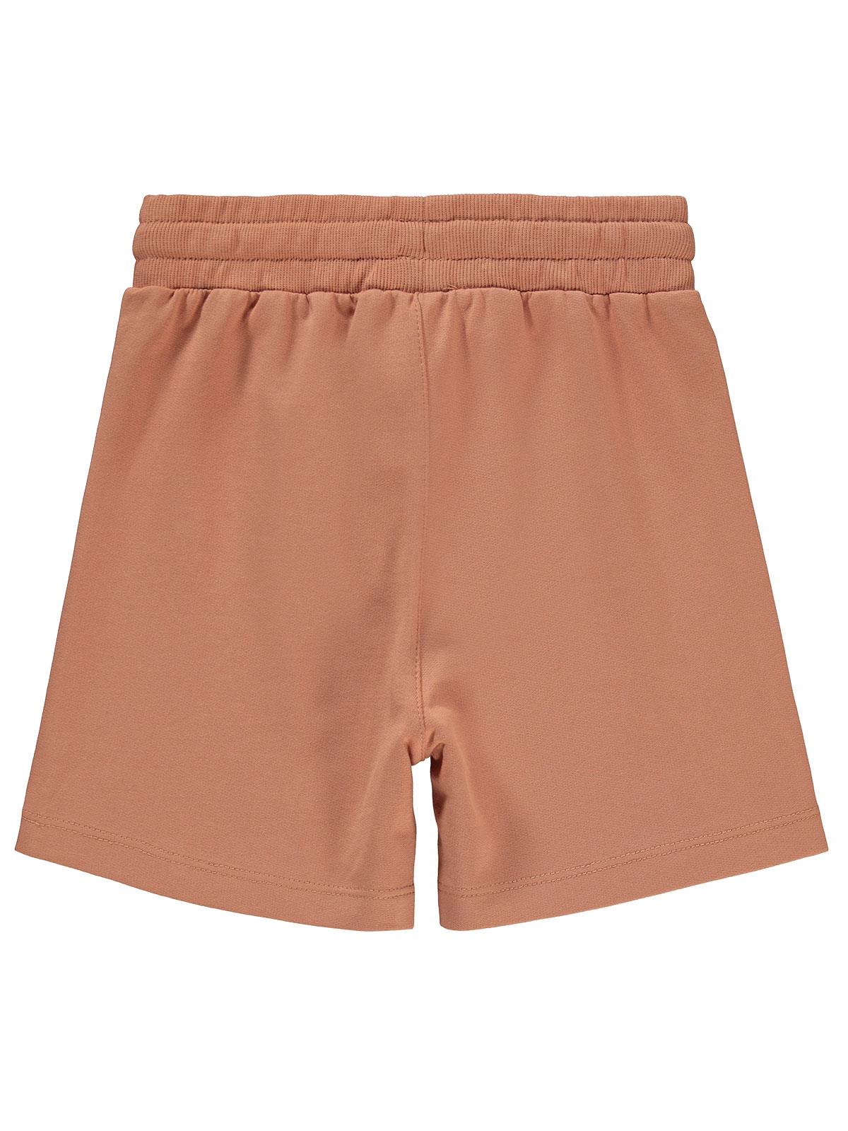 Civil Boys Yelken Nakışlı Basic 6-9 Yaş Şort - Turuncu