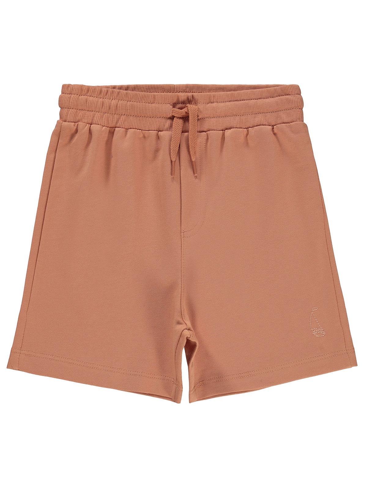 Civil Boys Yelken Nakışlı Basic 10-13 Yaş Şort - Turuncu
