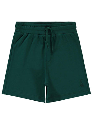 Civil Boys Yelken Nakışlı Basic 6-9 Yaş Şort - Yeşil