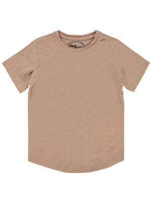 Civil Boys Flamlı Yelkenli Nakışlı 2-5 Yaş Tişört - Bej
