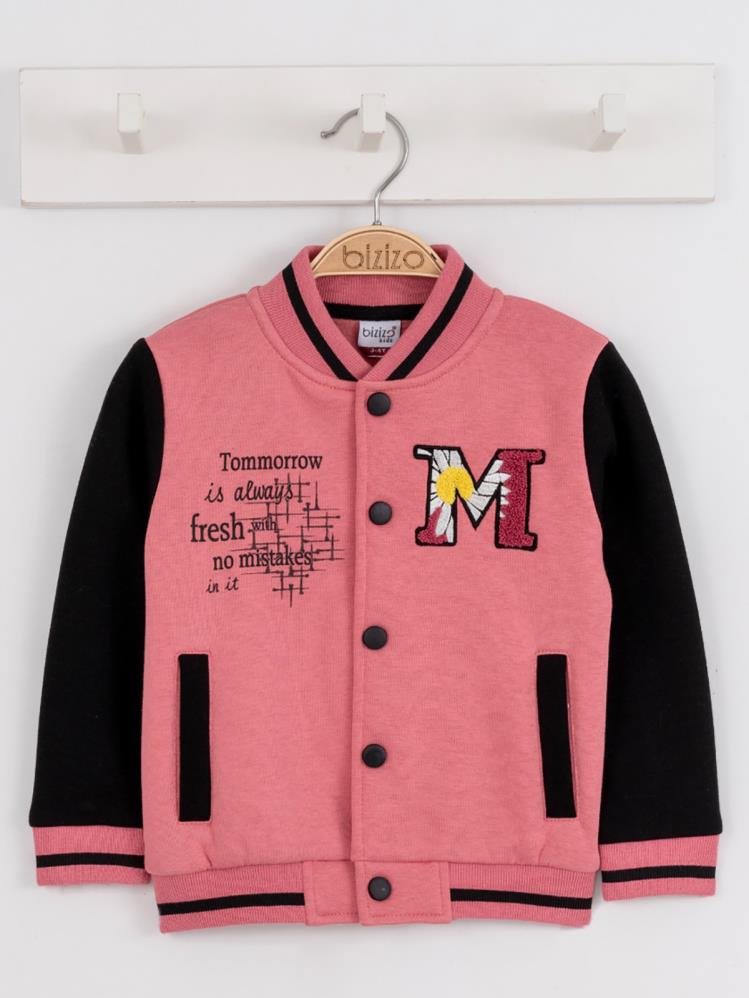 Bizizo Kız College Hırka 2-5 Yaş Hırka - Pembe